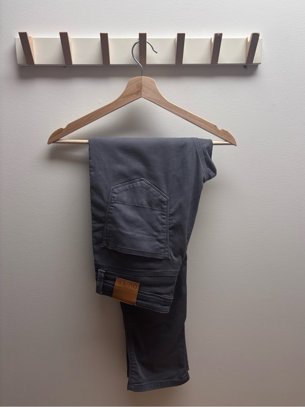 DU/ER No Sweat Athletic Taper in Slate